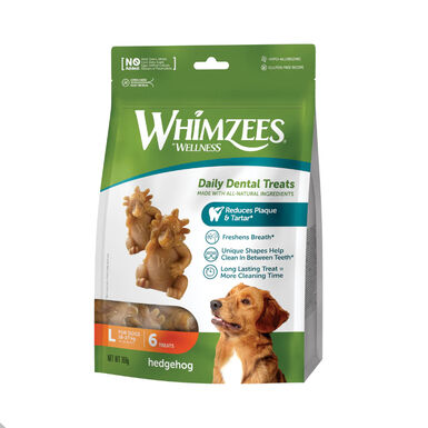 Whimzees Snacks Dentales Erizo para perros de razas grandes