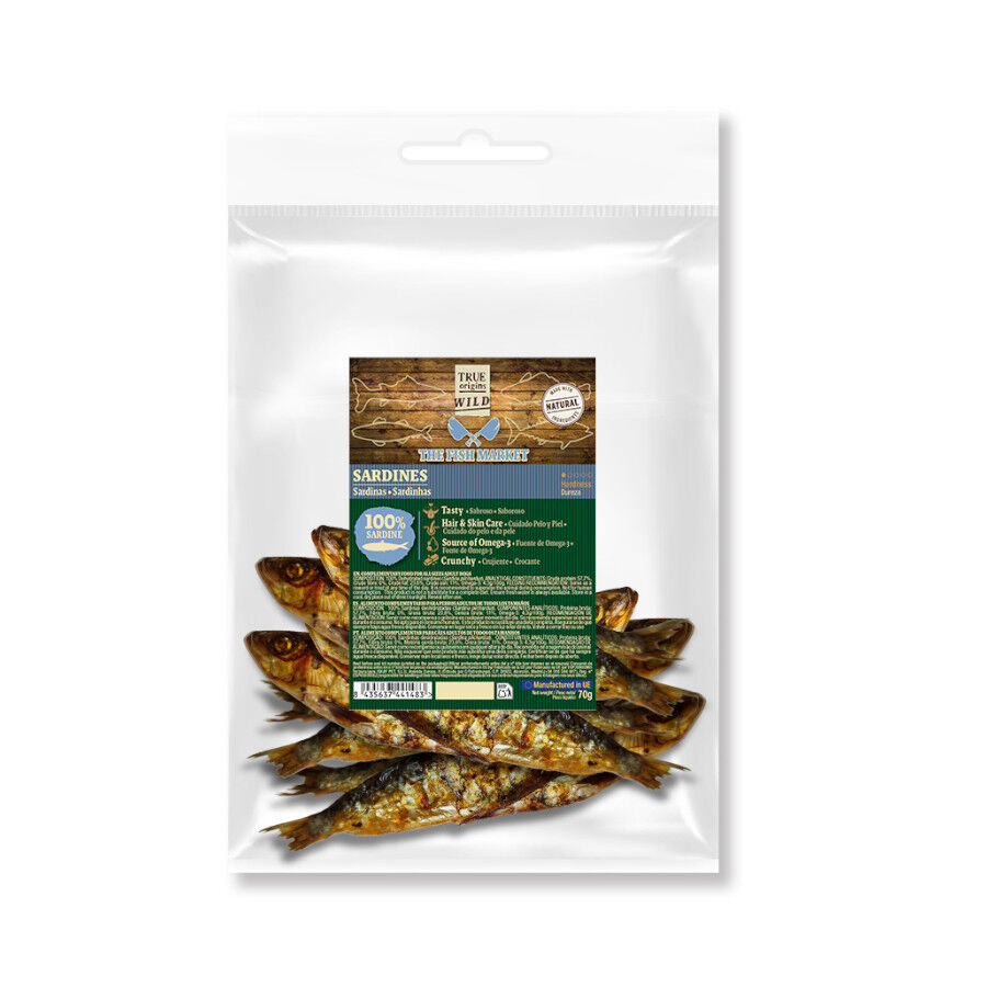 70 g. True Origins Sardinas Snack para perros, , large Imagen numero 2