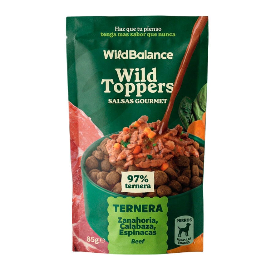85 g Wild Balance Toppers Ternera salsa para perros, , large Imagen numero 1