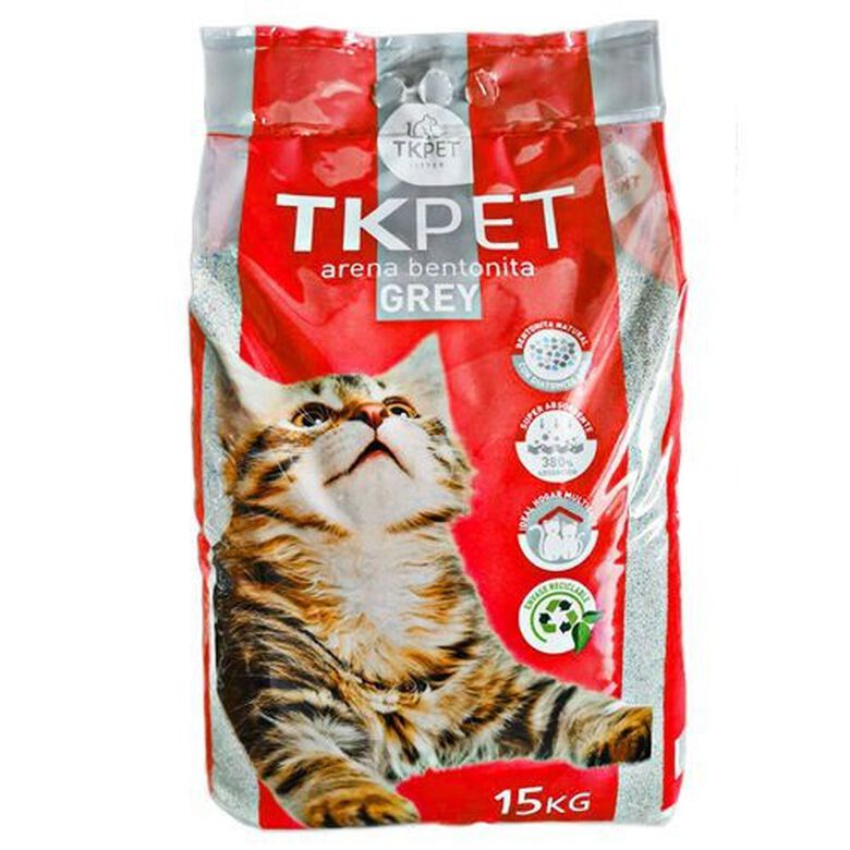 TK-Pet Arena Aglomerante Grey de Bentonita para gatos thumbnail