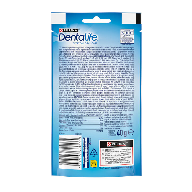 40 g Dentalife Snack Dentales Pollo para gatos,  Imagen numero 9 40 g Dentalife Snack Dentales Pollo para gatos, , large Imagen numero 9