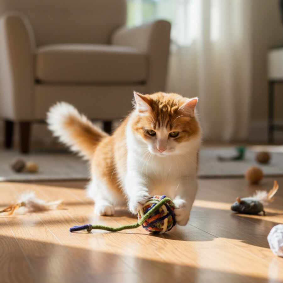 Tootoy! Ovillo de Lana para gatos, , large Imagen numero 1