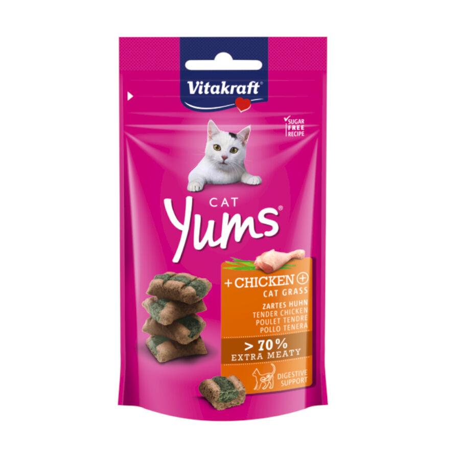 40 g Vitakraft Cat Yums Bocaditos de Pollo para gatos, , large Imagen numero 1