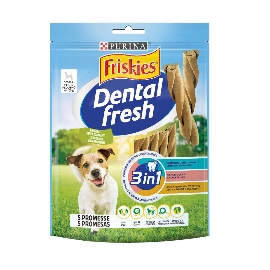 Friskies Small Snacks Dentales Fresh para perros
