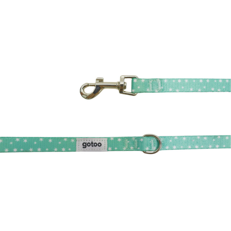 Gotoo Set Correa y Collar estampado con estrellas verde para perros,  Imagen numero 11 Gotoo Set Correa y Collar estampado con estrellas verde para perros, , large Imagen numero 11