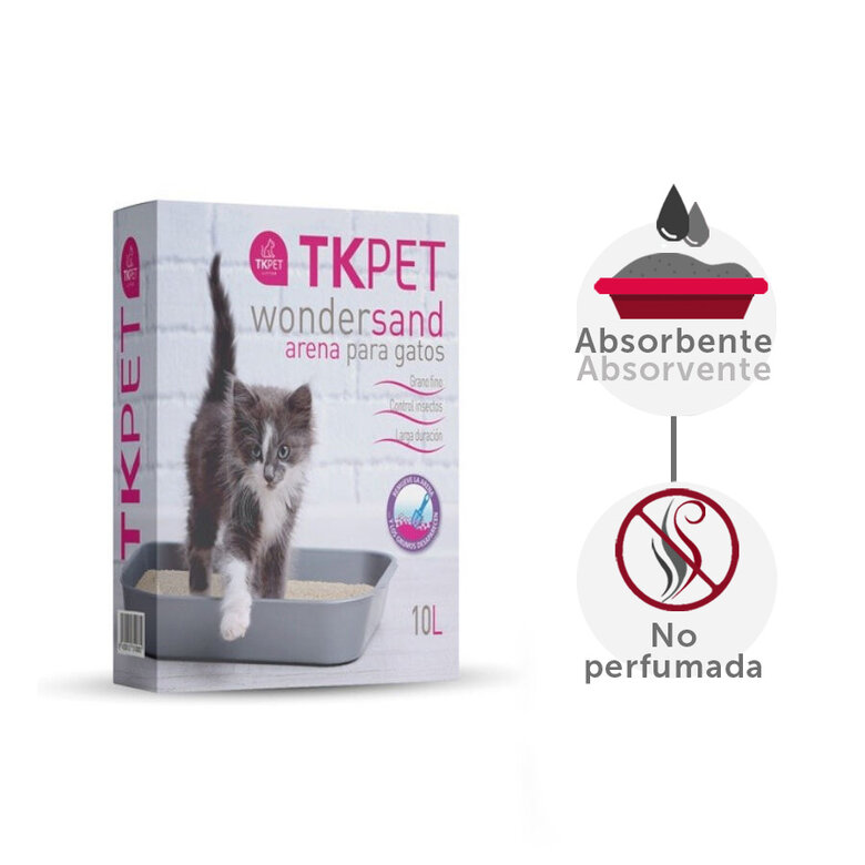10 L TK-Pet Litter Wondersand Arena Natural para gatos,  Imagen numero 2 10 L TK-Pet Litter Wondersand Arena Natural para gatos, , large Imagen numero 2