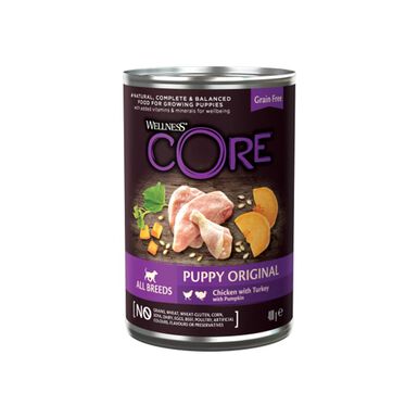 Wellness Core Pollo y Pavo Lata para cachorros