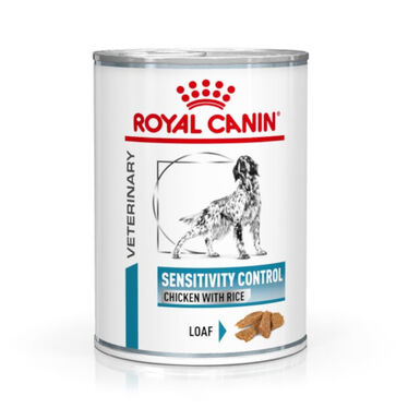 Royal Canin Veterinary Sensitivity Control Mousse de Pollo y Arroz lata para perros