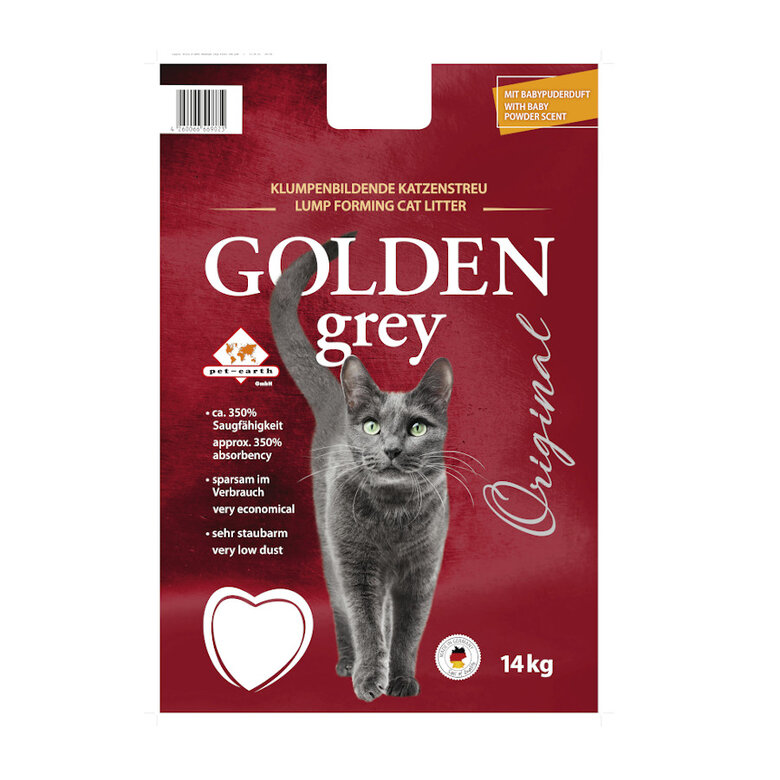 Golden Grey Arena Fina Aglomerante para gatos, , large image number null