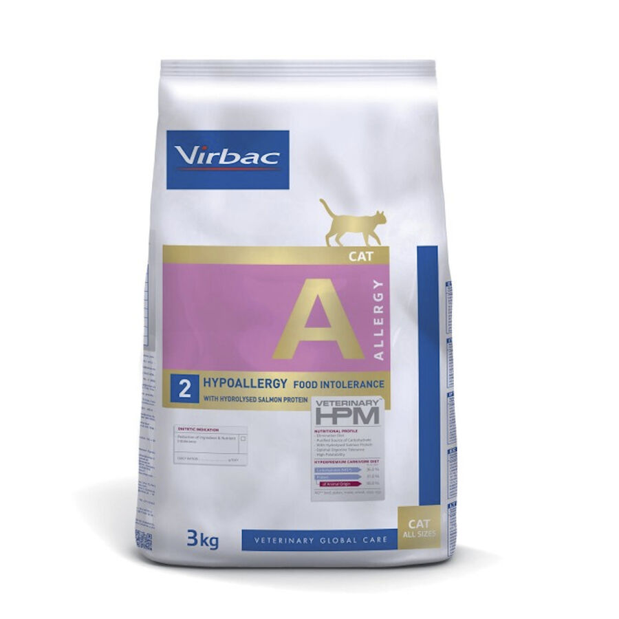 3 kg Virbac Hypoallergy HPM Pienso para gatos, , large Imagen numero 1