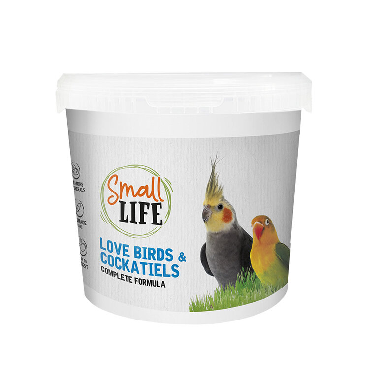 Small Life Cubo de comida para Agapornins y Ninfas 5,5L Imagen numero 1 Small Life Cubo de comida para Agapornins y Ninfas 5,5L Imagen numero 1