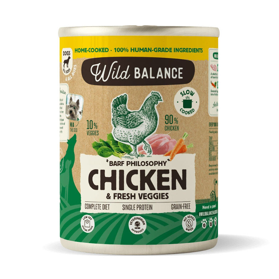 Wild Balance BARF Pollo y Vegetales lata para perros thumbnail