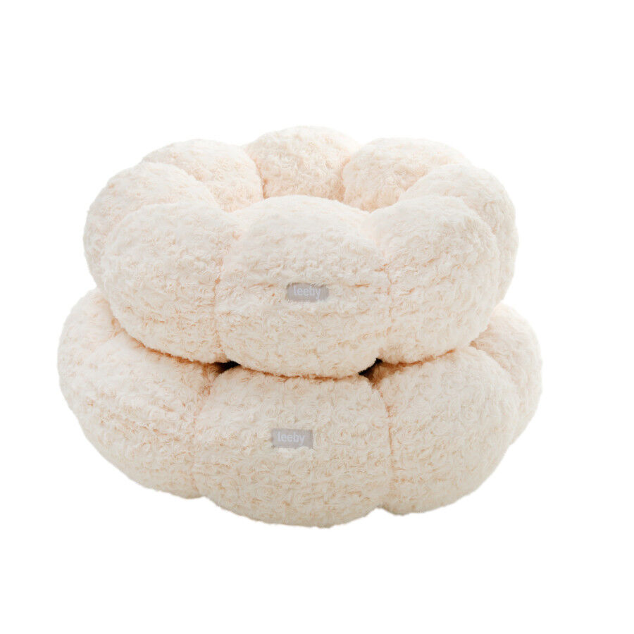 Leeby Sof&aacute; Flower Bed Swirl Beige para perros, , large Imagen numero 3
