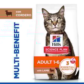 Hill's Science Plan Adult Cordero pienso para gatos