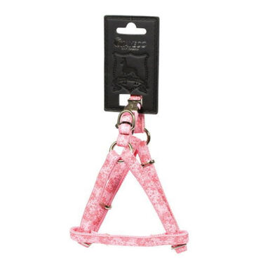 Nayeco Flora Arnés Acolchado Nylon Rosa para perros