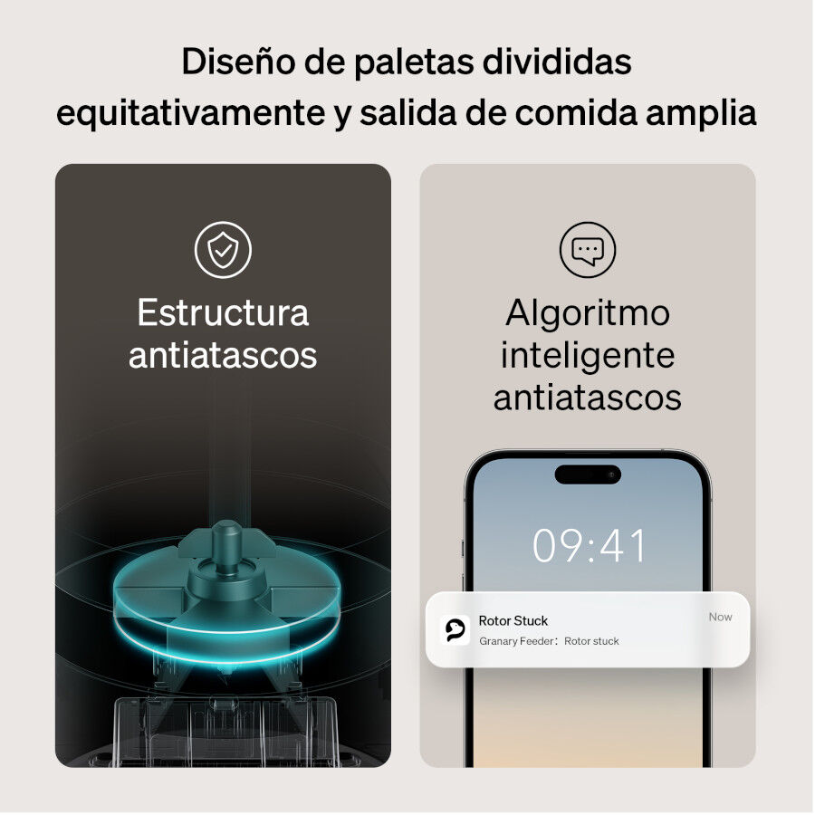 Petlibro Granary Wi-Fi Comedero Autom&aacute;tico Negro para perros y gatos, , large Imagen numero 7