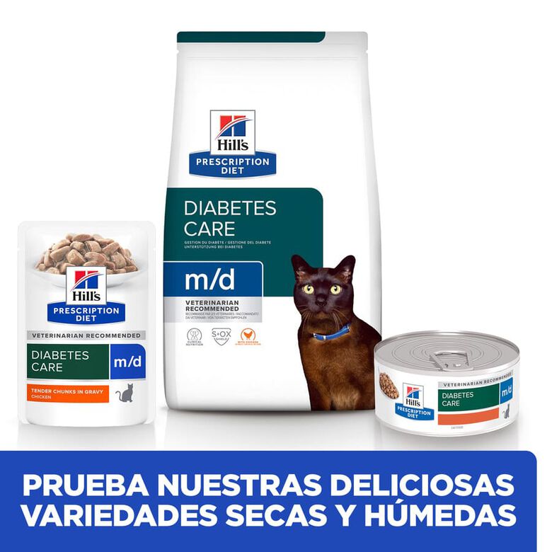 Hill&#039;s Prescription Diet Diabetes care Pollo pienso para gatos thumbnail