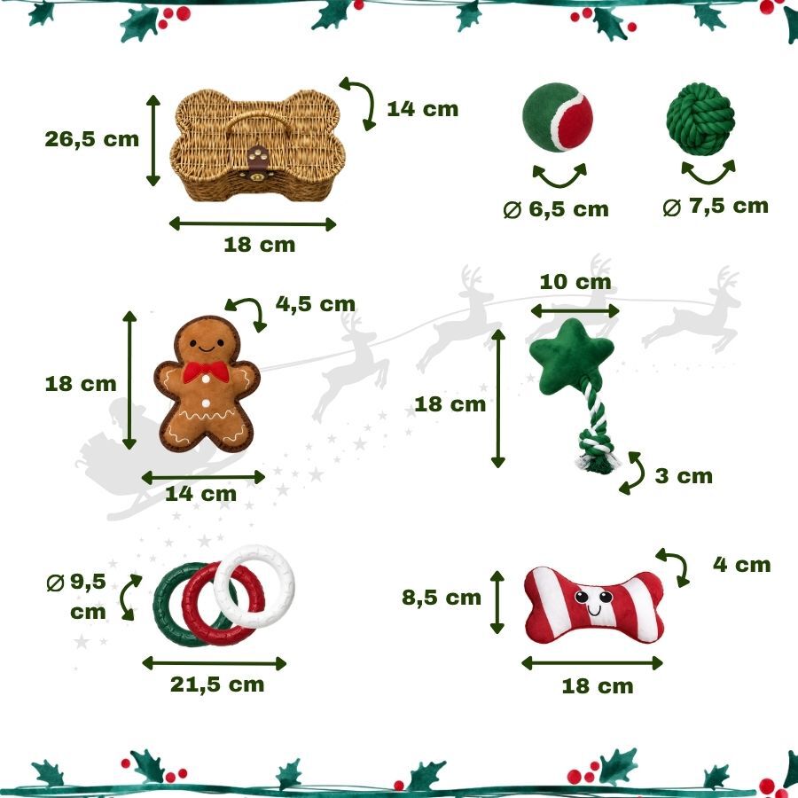 Wonder Christmas Cesta de Juguetes Premium Juguete para perros, , large Imagen numero 3
