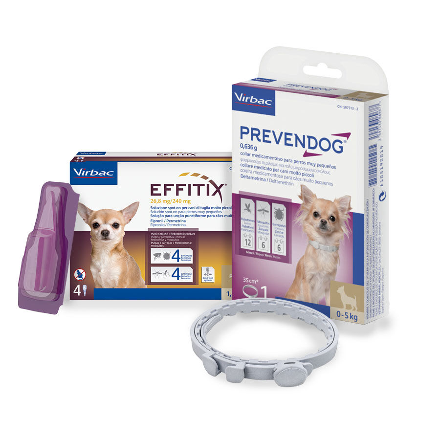 Virbac Pack Prevendog Collar Antiparasitario Effitix Pipetas