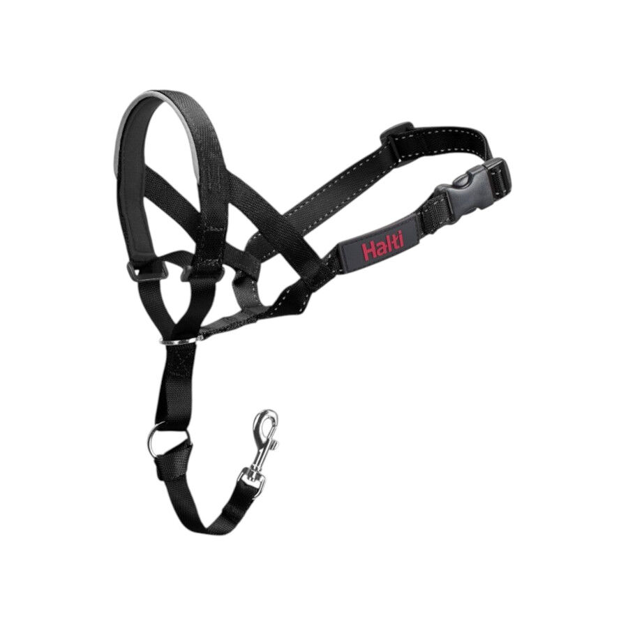 Halti collar con bozal de tela negro para perros, , large Imagen numero 4