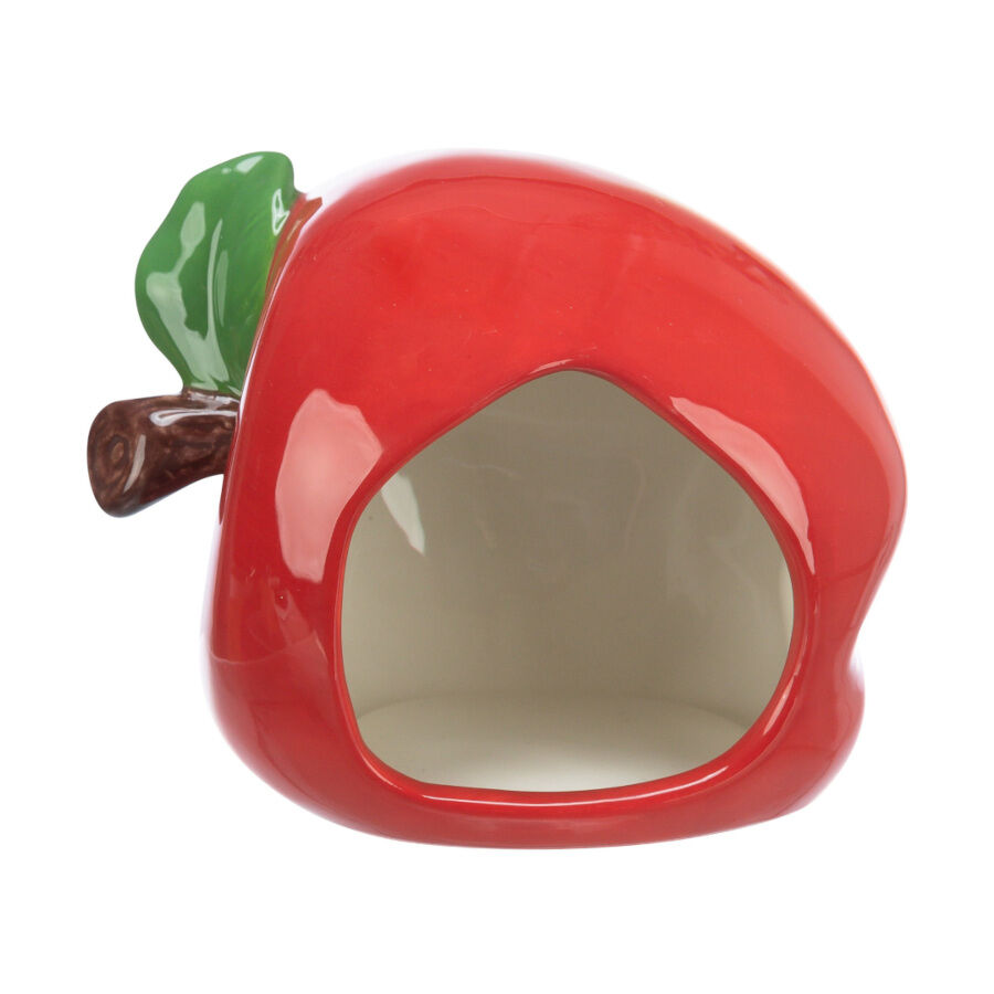 13 &times; 10 &times; 10 cm Trixie Casa de Cer&aacute;mica Manzana para roedores, , large Imagen numero 1