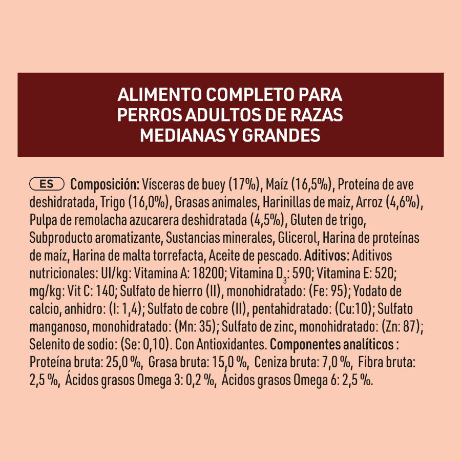 7 kg Purina One Pienso Buey para perros adultos, , large Imagen numero 2