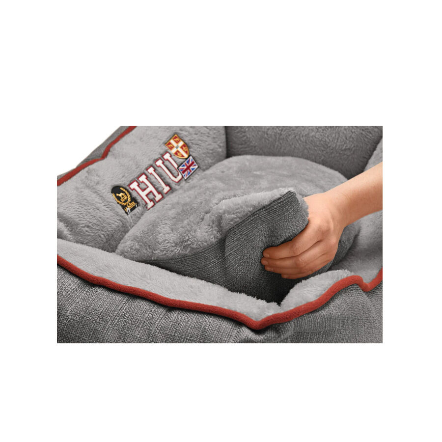 Hunter Cama University Gris para perros, , large Imagen numero 4