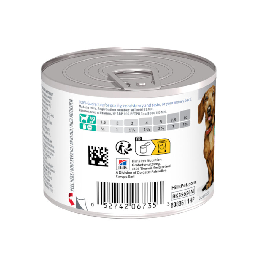 Hill&#039;s Science Plan Adult Small y Mini Perfect Weight Mousse de Pavo lata para perros thumbnail
