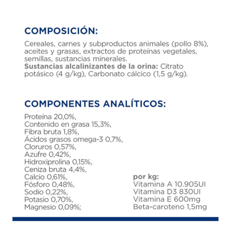 Hill's Prescription Diet Urinary Care Pollo pienso para perros, , large image number null