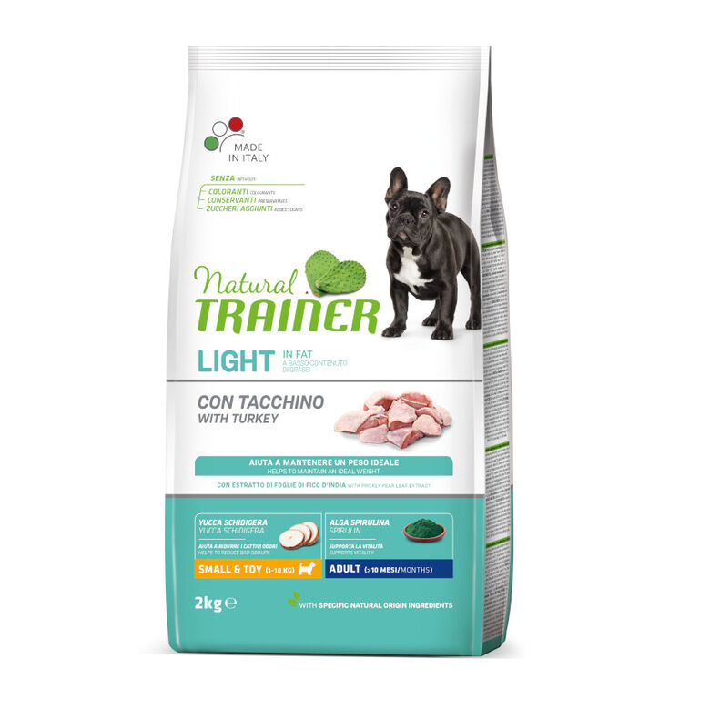 Natural Trainer Adult Small&amp;Toy Ideal Weight Carne pienso para perros thumbnail