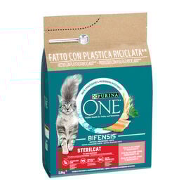 Purina One Adult Bifensis Esterilizado Salmón pienso para gatos