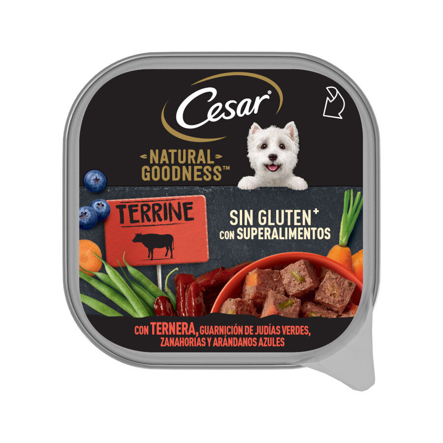100 g Cesar Natural Goodness Ternera tarrina para perros, , large Imagen numero 1