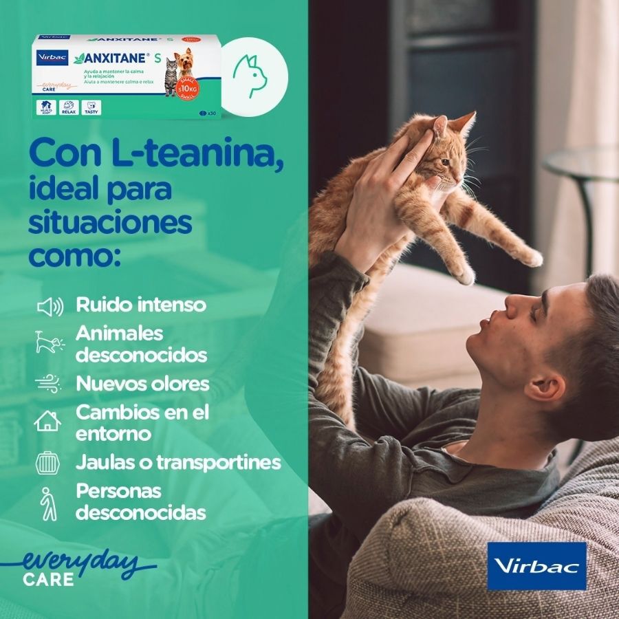 S Virbac Anxitane Relajantes en Comprimidos para perros y gatos, , large Imagen numero 3