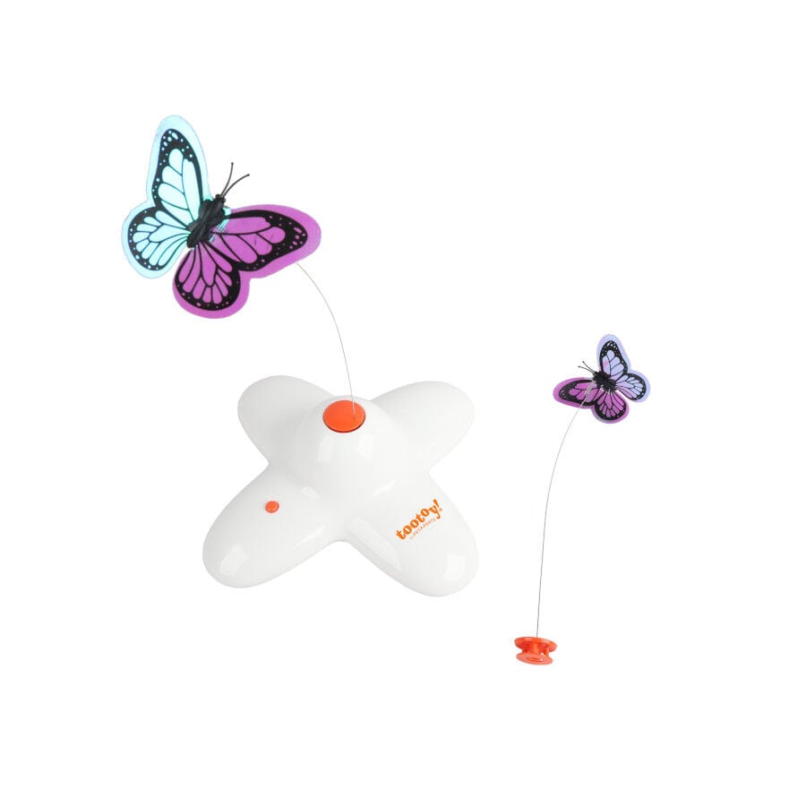 Tootoy! Mariposa Señuelo Interactiva para gatos thumbnail