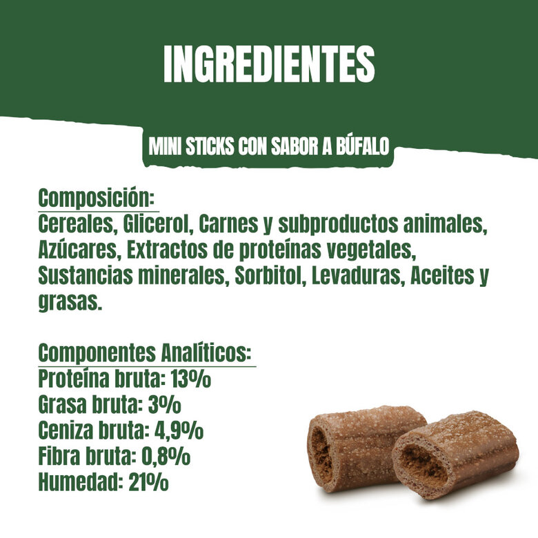 90 g Adventuros Mini Sticks Búfalo Salvaje para Perros,  Imagen numero 5 90 g Adventuros Mini Sticks Búfalo Salvaje para Perros, , large Imagen numero 5