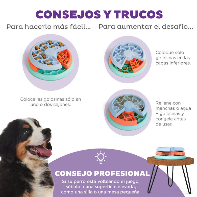 Outward Hound Puppy Lickin&#039; Layers Juguete Interactivo con Chuches para cachorros thumbnail