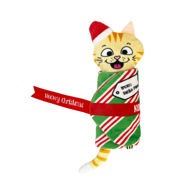 Kong Holiday Pull-A-Part Present juguete para gatos thumbnail