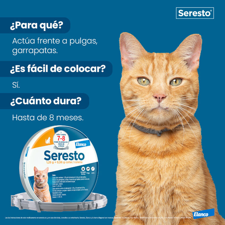 Seresto Collar Antiparasitario para gatos thumbnail