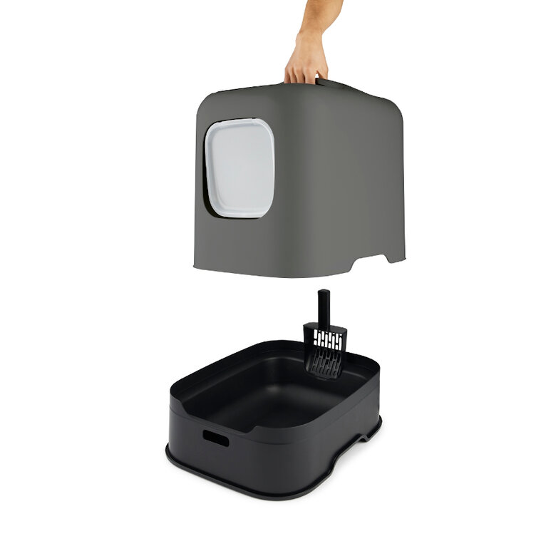 Rotho Biala Eco Arenero Antracita para gatos,  Imagen numero 2 Rotho Biala Eco Arenero Antracita para gatos, , large Imagen numero 2