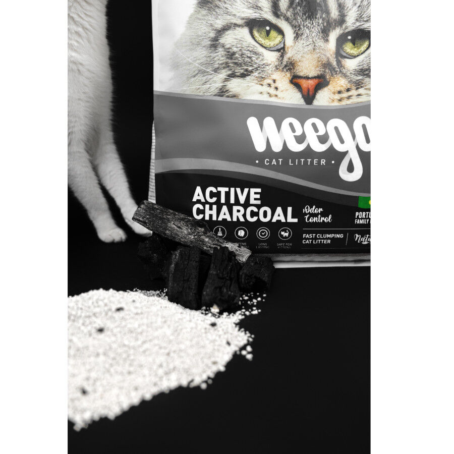 Weego Active Charcoal Arena aglomerante para gatos thumbnail