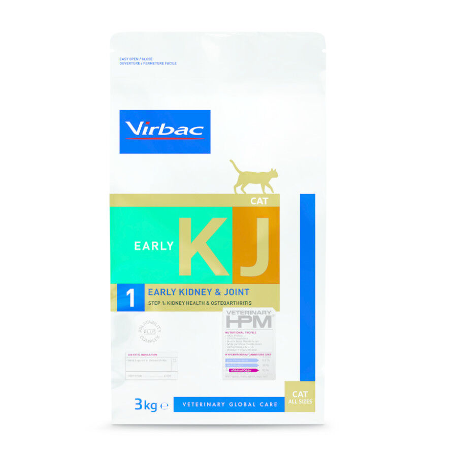 Virbac HPM KJ1 Early Kidney & Joint Movilidad Articular Pienso para gatos, , large Imagen numero 1