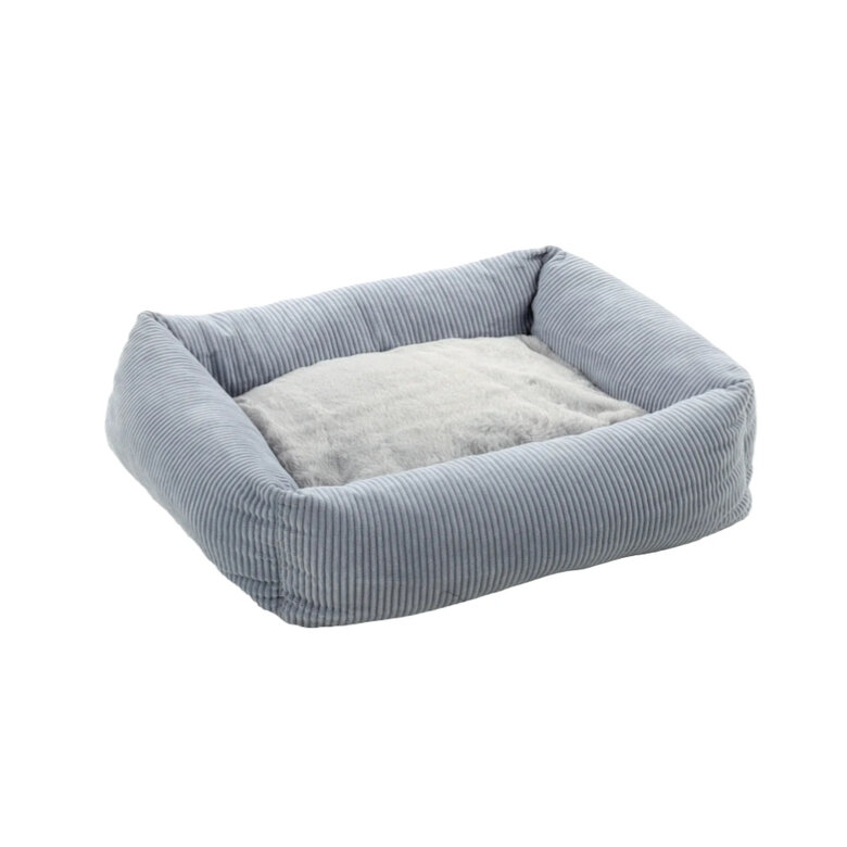 Flamingo Colette Rectángulo Azul cama cuna para perros, , large image number null