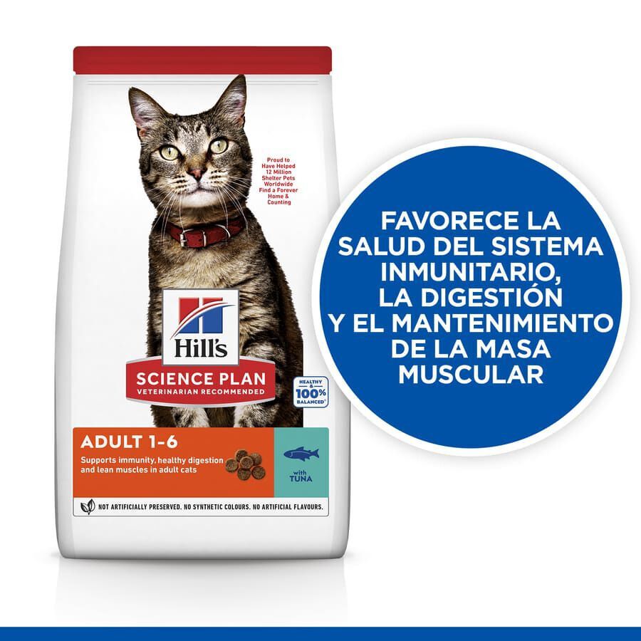 Hill&#039;s Science Plan Adult Atún pienso para gatos thumbnail