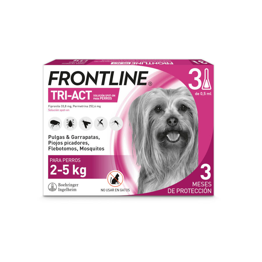 Frontline Tri-Act Pipetas Antiparasitarias para perros