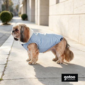 Gotoo Abrigo Azul Claro para perros