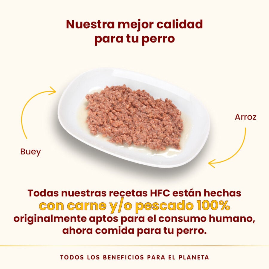 280 g Almo Nature HFC buey lata para perros, , large Imagen numero 3