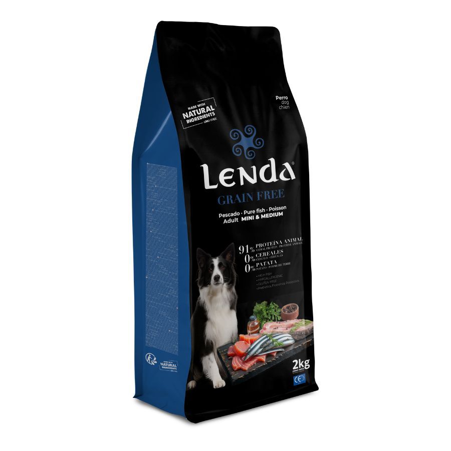 2 Kg Lenda Grain Free Pescado y Krill pienso para perros, , large Imagen numero 1