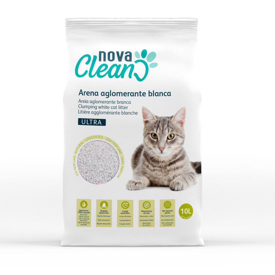 Nova Clean Ultra Natural Arena Aglomerante para gatos | Kiwoko