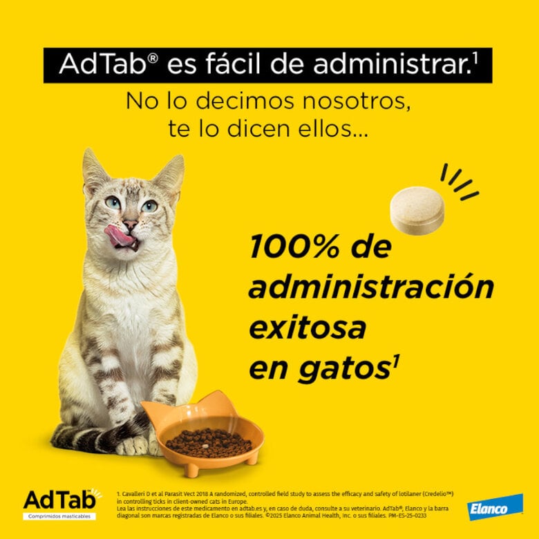 AdTab Comprimidos Masticables Antiparasitarios para gatos,  Imagen numero 6 AdTab Comprimidos Masticables Antiparasitarios para gatos, , large Imagen numero 6