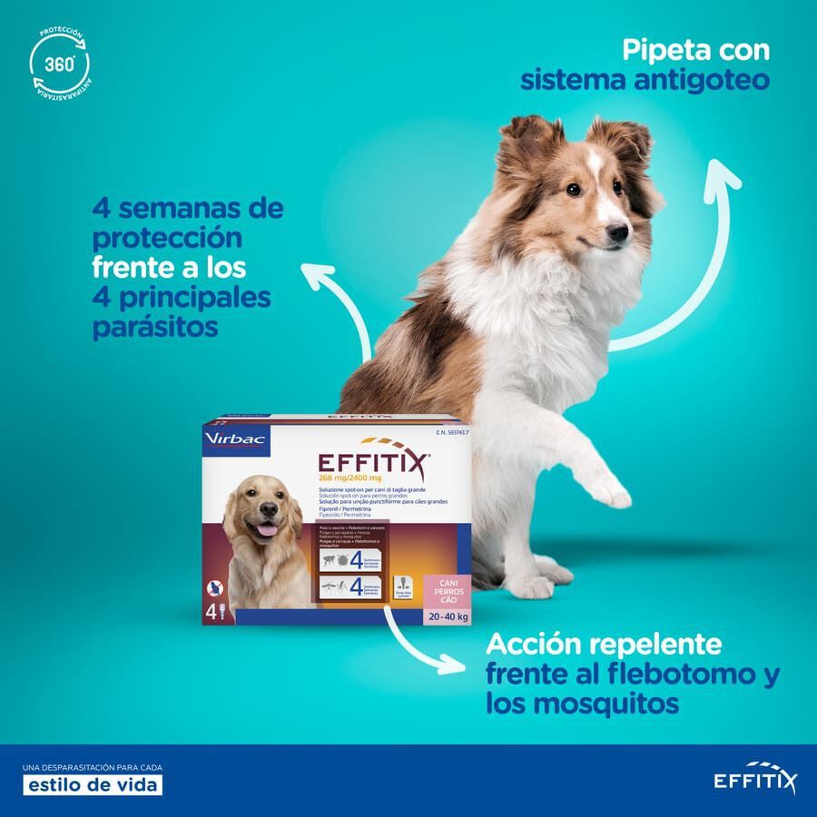 Effitix Antiparasitario en Pipetas para perros thumbnail